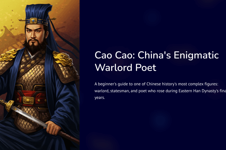 Cao Cao: Unpacking China's Enigmatic Warlord Poet