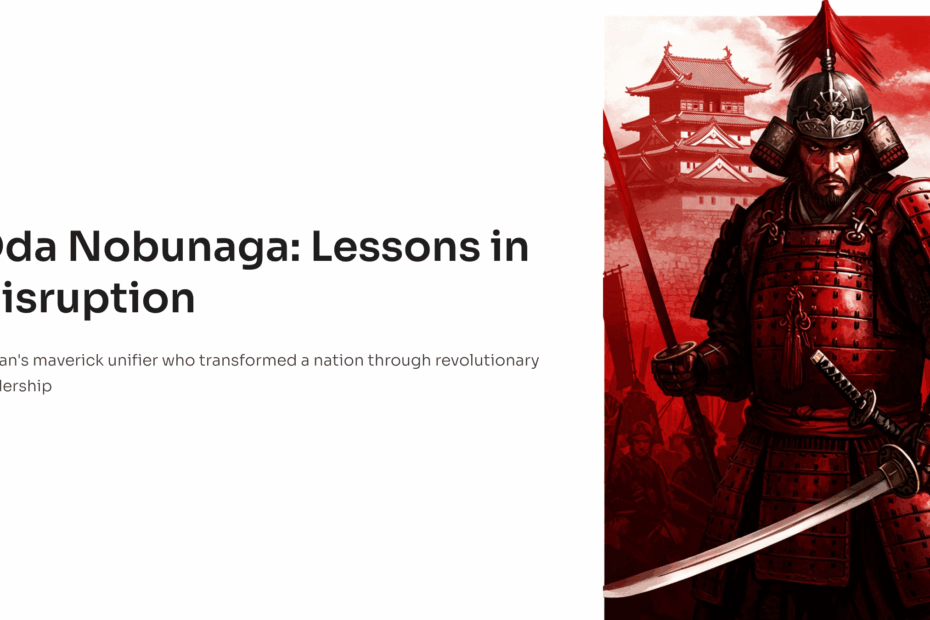 Oda Nobunaga: Lessons in Disruption from Japan's Maverick Unifier